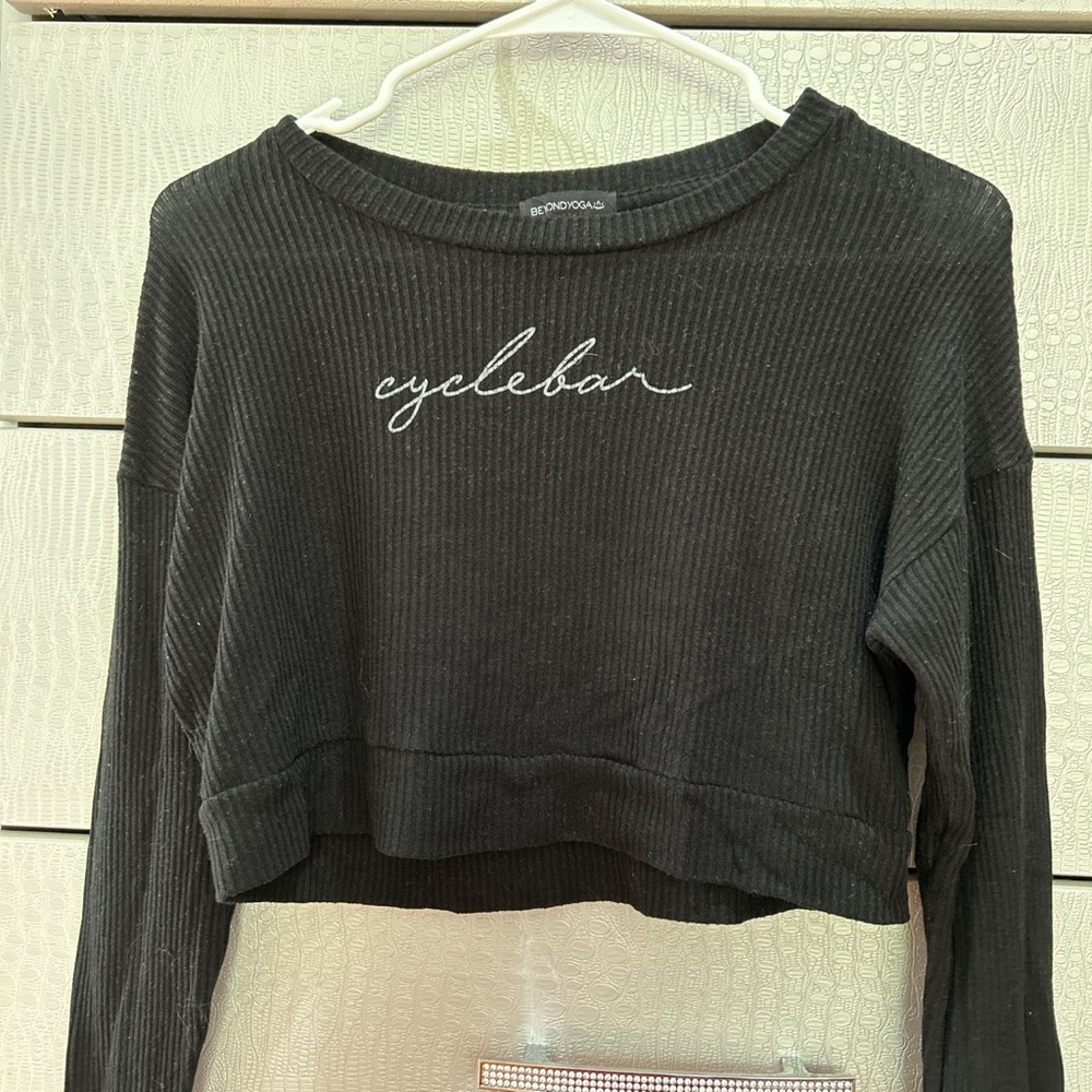 Beyond Yoga x CycleBar crop top